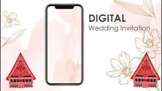 template wedding invitation adat batak