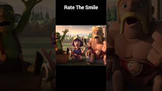 🍷Rate The Smile🗿 || #clashofclans #cocshorts #coctrend #comedy #wizard #magic #barbarian