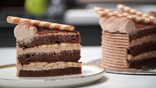 Шоколадова Торта - С Домашен Блат и Лесен Крем!