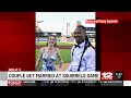 Couple says "I Do" at CarMax Park