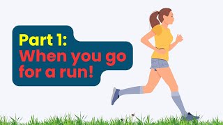 Be Tick Aware: When you go for a run! Did you know that ticks can be propelled through the air?