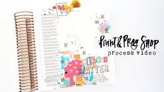 Maker of Happy Hearts | Print & Pray Bible Journaling Process Video
