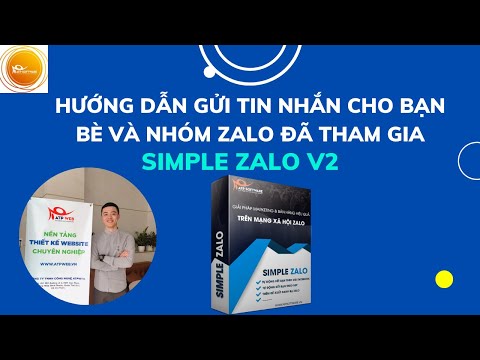 Video Gửi Tin Nhắn Zalo Hàng Loạt Cho Bạn Bè Hoặc Nhóm Đã... - youtube