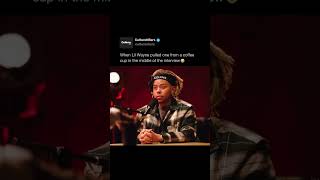 The look on Cordae’s face😭 🎥: @AppleMusic #lilwayne #cordae #funny #interview
