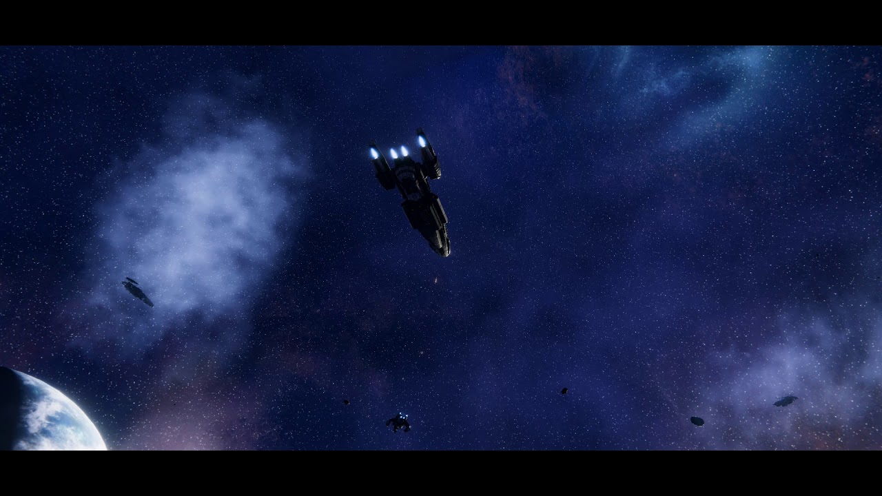 Battlestar Galactica Space Battle 1 Youtube 