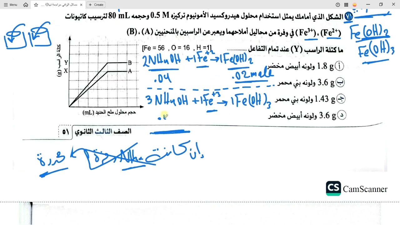 أهم فكرة من كورس المسائل على التحليل الكمي الكتلي ( الترسيب ) من كتاب الوافي مراجعة نهائية 2026 م