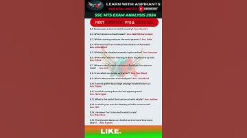 SSC MTS Exam Analysis 2024| SSC MTS Question Paper 2024 | 07 Nov Esp. Shift | SSC MTS Paper Solution