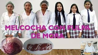 COMO HACER MELCOCHA CON PULPA DE MORA