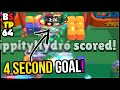 FASTEST GOAL EVER - 4 SECONDS!?! Top Plays in Brawl Stars #64