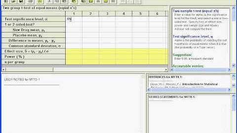 Sample Size Software Tutorial from Statistical Solutions