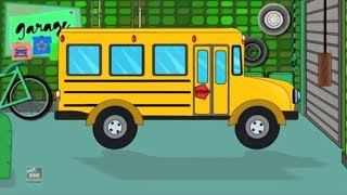 School Bus Car Garage | Car Repair Kids Video screenshot 1
