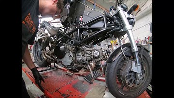 Ducati DS style 2V belt fitting and tension - 659, 696, 796, 1000. 1100 engines