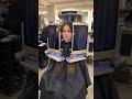 Long Blonde Hair to Butter Blonde Lob Transformation 😳 #BlondeLob #CurtainBangs #BigChop