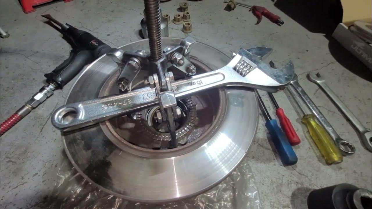 ABS ring removal on dual wheel Iveco Daily YouTube