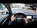 New Skoda Octavia 2020, 150HP POV Test Drive. Newest Skoda Octavia. GoPRO test drives