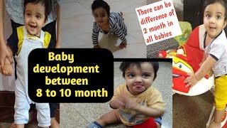 My 8month old baby activities and growth  development(Miggi baby)