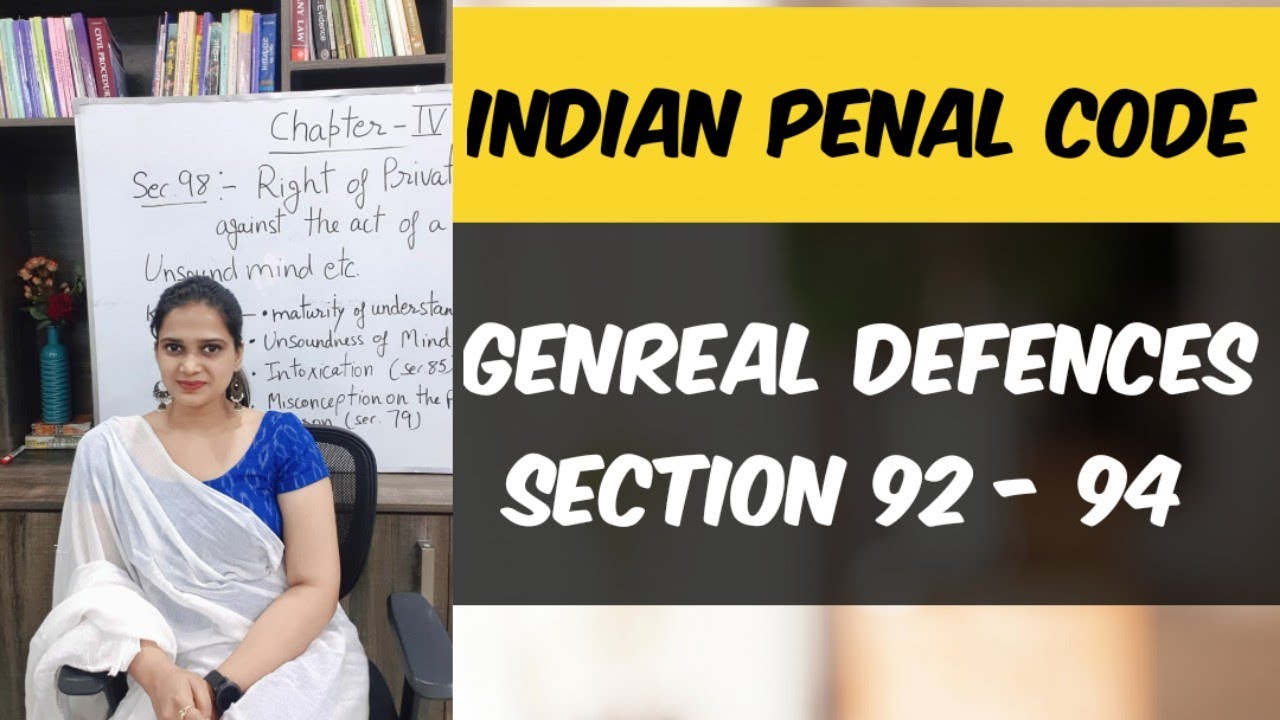 Chapter 4 IPC | Section 92-94 IPC | General Exceptions IPC