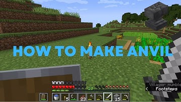 How to make ANVIL || Minecraft || Java Edition