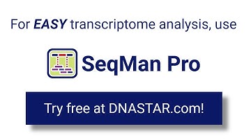 DNASTAR - Transcriptome Analysis with SeqMan Pro