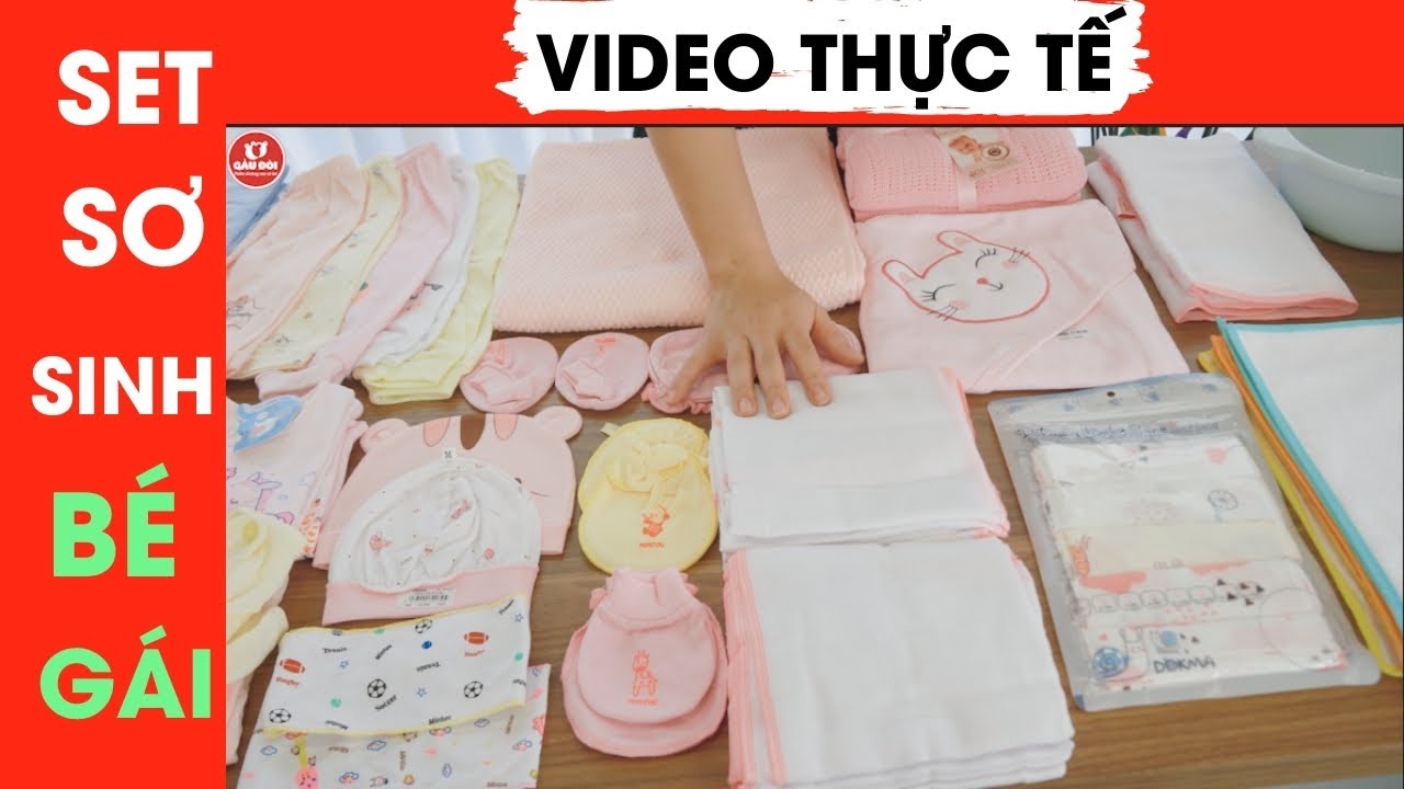 mua đồ sơ sinh ở chợ tân bình 2022 Thực Tế Chuẩn Bị Set Sơ Sinh Trọn Gói Bé Gái Mùa Hè Siêu Tiết Kiệm| Gấu Đôi