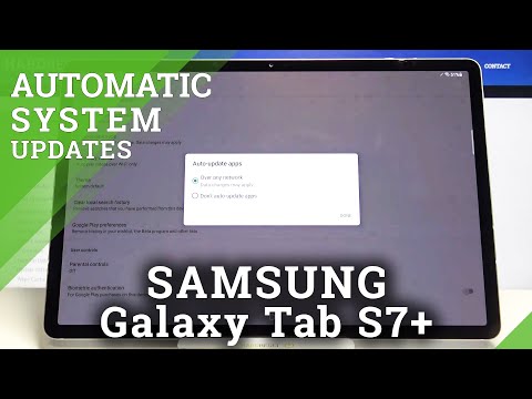 How to Deactivate Auto-Updates on SAMSUNG Galaxy Tab S7+ - Disable App Actualizations