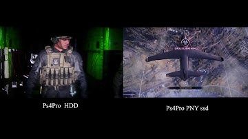 Call of Duty Warzone  Ps4  Pro HDD vs PNY USB SSD