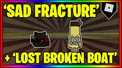 How to get the 2 NEW BADGES IN PIGGY RP [W.I.P] (Sad Fracture & Lost Broken Boat) || Roblox