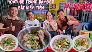 Bất Ngờ được Trung Bamboo tiết lộ đã được BẬT KIẾM TIỀN trong buổi ăn khuya ở Quán Hủ Tiếu Giờ Linh