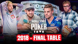 World Series of Poker Main Event 2018  Final Table