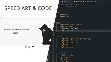 Web Design Speed Art & Speed Code - Portfolio