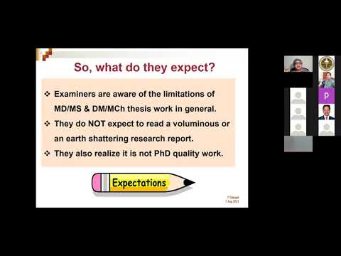 Lecture 1: A Practical Approach to Thesis Writing: What do examiners expect in a thesis?