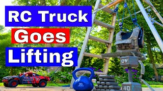 Lifting Heavy Things With An RC Car! (How Pulleys Work)