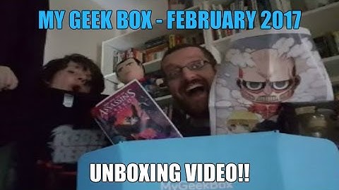 My Geek Box - February 2017 | The Big Daddy D Reviews