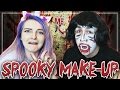 Lizzie does my SPOOKY Make-Up!