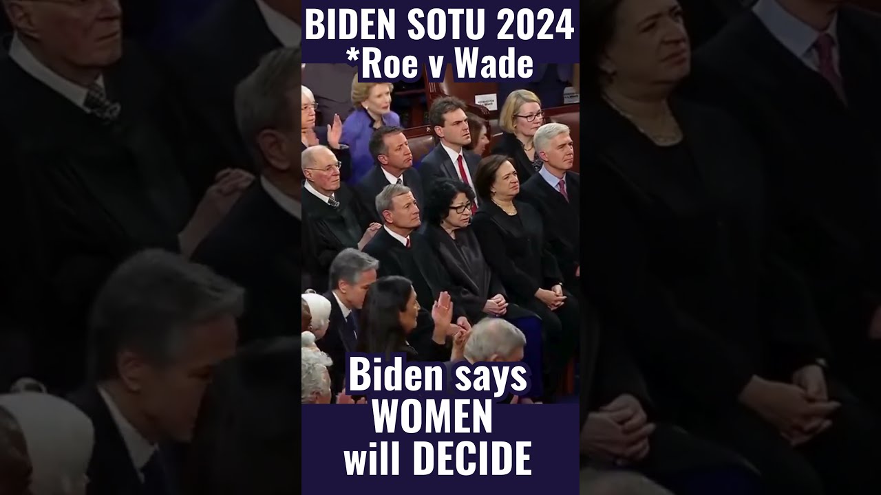 Biden Confronts SCOTUS To Their FACES Women S Blue Wave Will Rock 2024elections