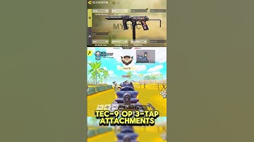 OP 3-TAP SMG Build - Tec-9 #codm #codmobile #callofdutymobile #mobilegame #shorts