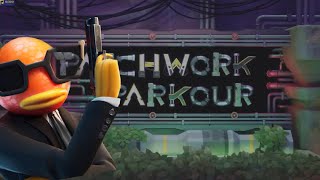 Patchwork parkour Fortnite gameplay