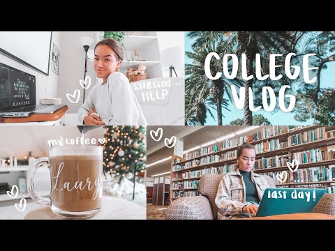 LAST DAY OF COLLEGE CLASSES VLOG 2021 (fall semester)