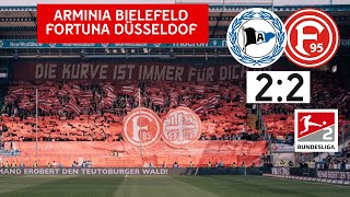 Arminia Bielefeld - Fortuna Düsseldorf 2:2 Alle Tore & Highlights 09.04.2023