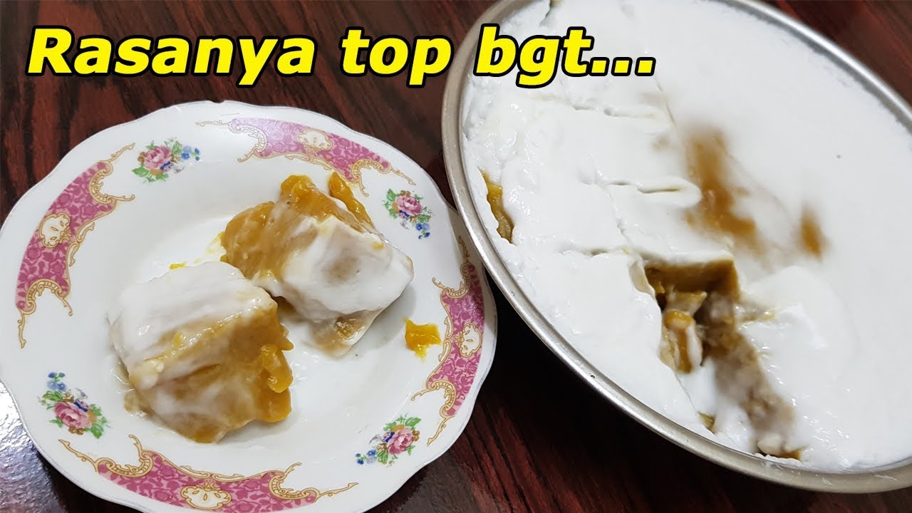 Resep kue labu kuning siram santan - YouTube