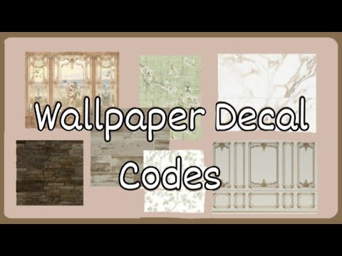 Roblox Decals  Bloxburg decals codes wallpaper, Bloxburg decal