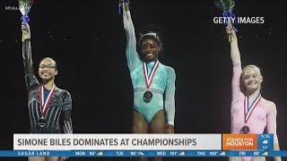 Simone Biles Sweeps Usa Gymnastics National Championships Simone Biles Sweeps Usa Gymnastics National Championships