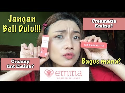 Hai, di video ini aku mereview 2 warna lip cream dari Emina yang 02 Fuzzy Wuzzy dan 08 Pumpkin Spice. 