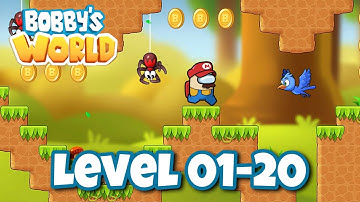 Alin | Super Bobby’s World | Level 01-20 | All Stars ⭐⭐⭐