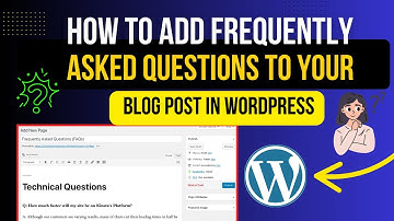 Hoe voeg je veelgestelde vragen toe aan je blogbericht in WordPress?