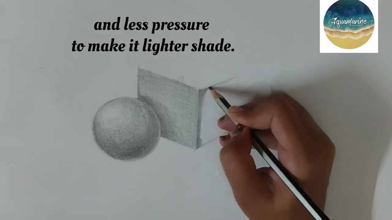 Box and sphere pencil shading | sketching | Art | foundation course | basic art.👩‍🎨👨‍🎨🎨