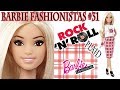 Barbie Fashionistas # 31/ Rock and Roll Plaid/Review/Обзор и распаковка куклы Барби