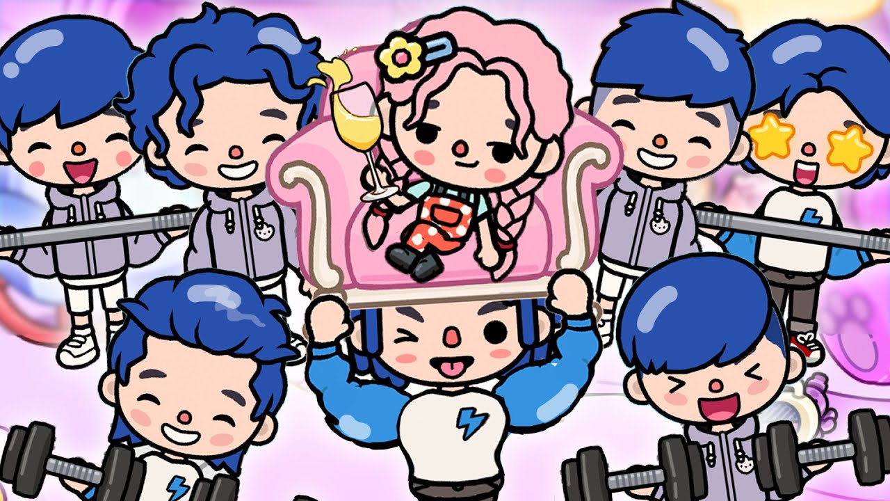 У меня пять замечательных братьев | История жизни Toca | Toca Boca