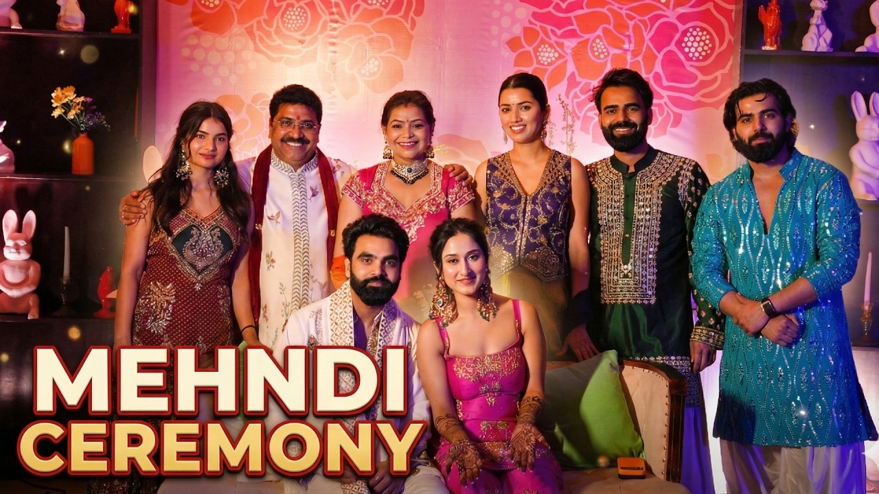 “Mehndi Day Gone Crazy 😱 | Wedding Vlog Begins!”