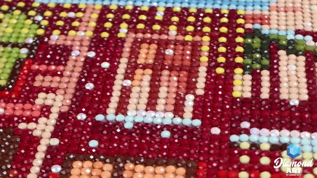 Diamond Art Kit Advanced 20 inch x 16 inch Holiday Village